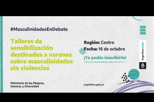 TALLER SOBRE MASCULINIDADES SIN VIOLENCIA 