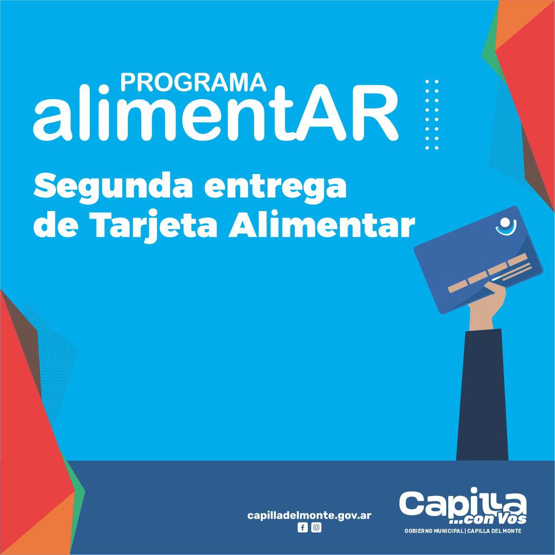 ENTREGA DE TARJETA ALIMENTAR EN CAPILLA DEL MONTE