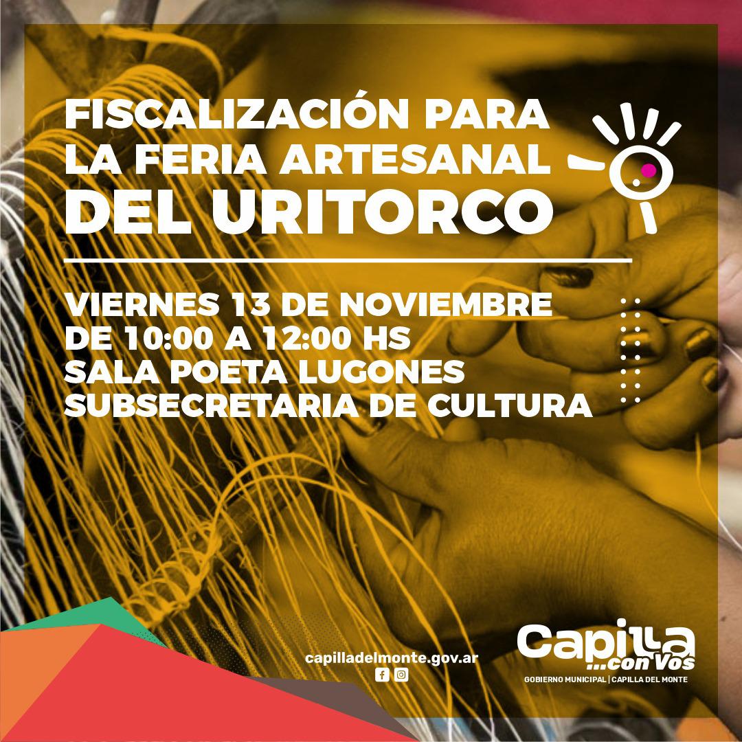 FISCALIZACIN PARA LA FERIA ARTESANAL DEL URITORCO