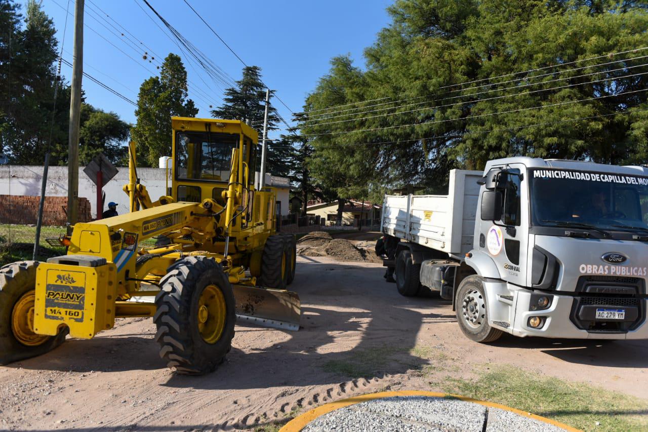 OBRAS PBLICAS: TRABAJO PLANIFICADO EN ARREGLOS DE CALLES