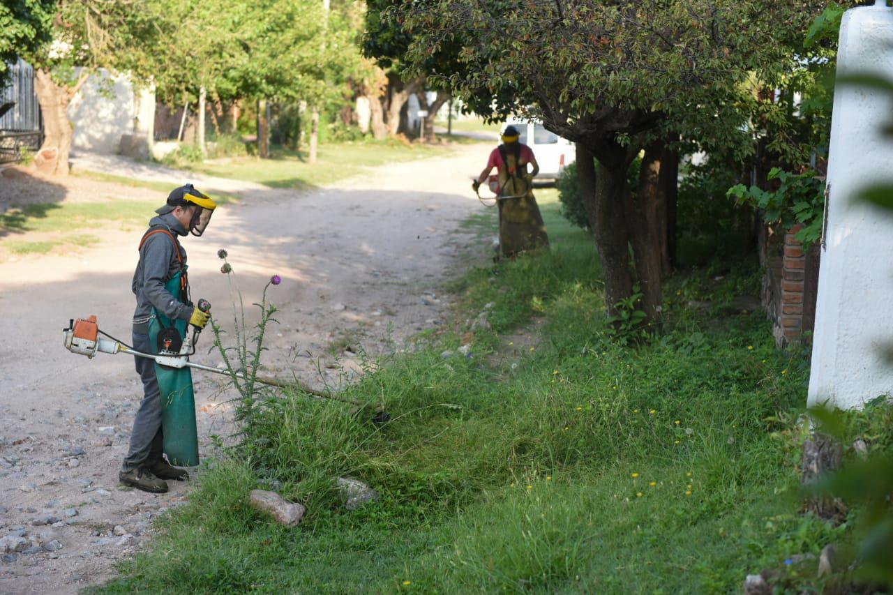 OBRAS PBLICAS: DESMALEZADO EN BARRIO ARGENTINO