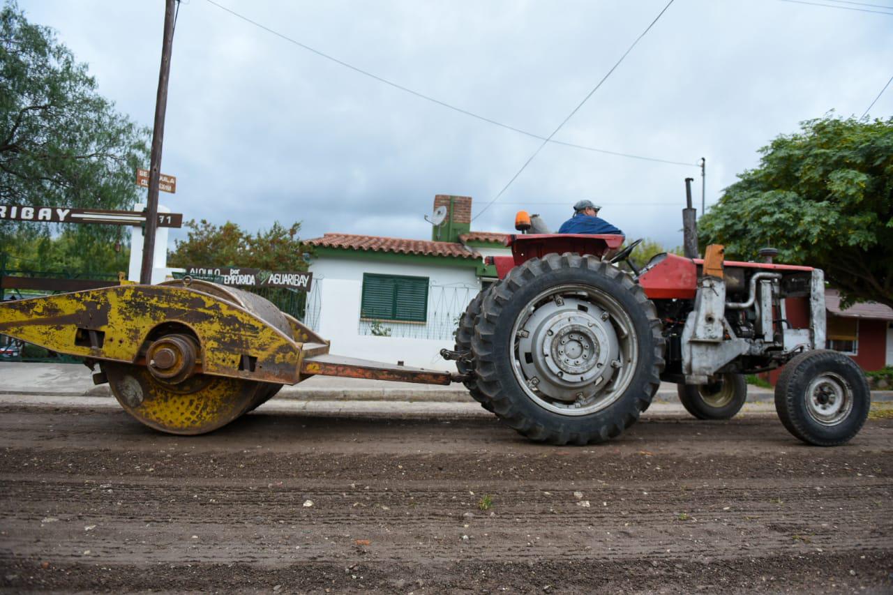 Obras Pblicas: reparacin de calles en barrio Nueve de Julio