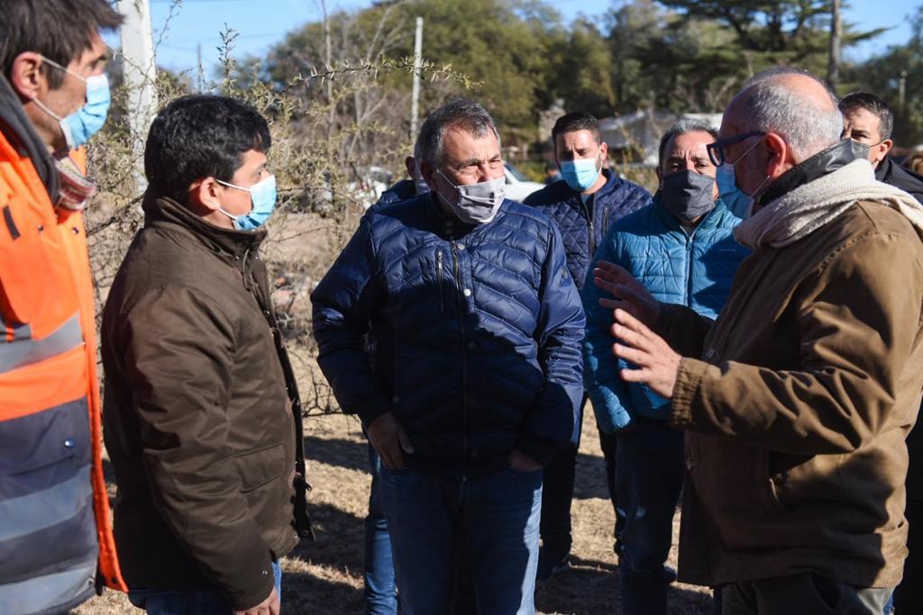 EL SENADOR NACIONAL CARLOS CASERIO VISIT CAPILLA DEL MONTE Y RECORRI LA OBRA PBLICA REALIZADA CON FONDOS NACIONALES 