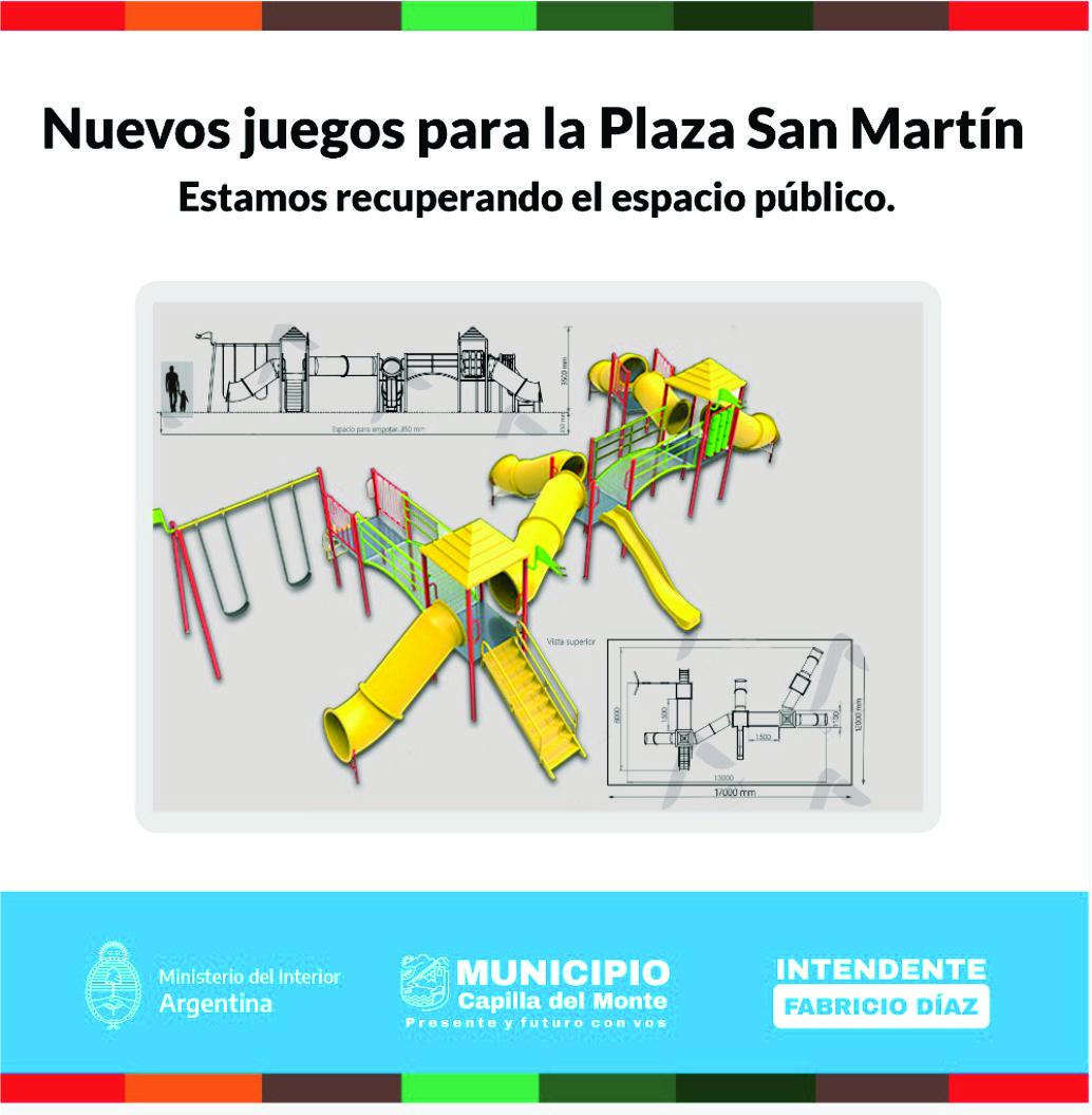 NUEVOS JUEGOS PARA LA PLAZA SAN MARTN