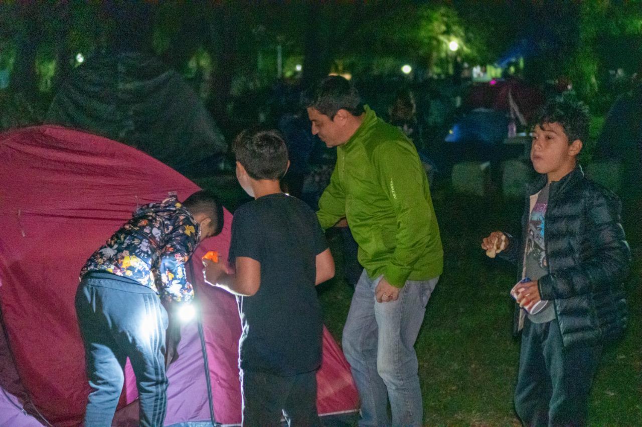 FOGN Y CAMPAMENTO EN LA COLONIA DE VERANO MUNICIPAL 