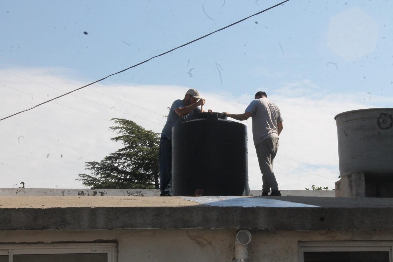 Limpieza de Tanques en la Escuela Jos de San Martin