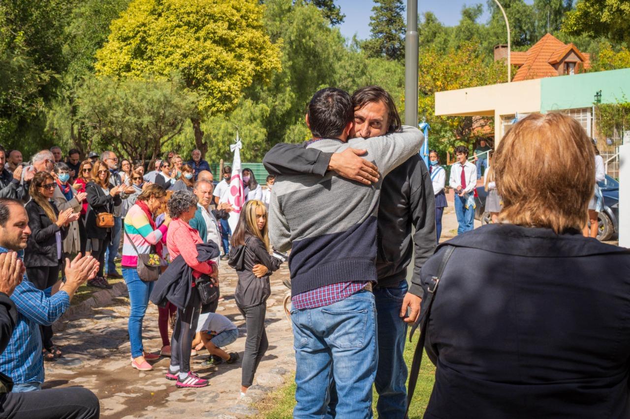 EN EL DA DE LA MEMORIA, EL MUNICIPIO INAUGUR LA NUEVA OBRA EN LA PLAZOLETA 24 DE MARZO