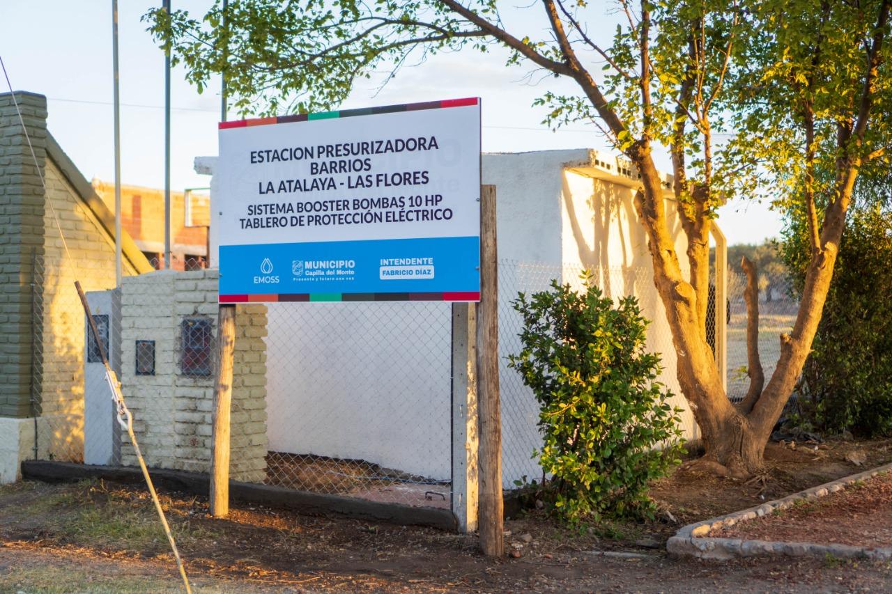 LA NUEVA ESTACIN DE BOMBEO MEJORAR LA PRESIN DEL SERVICIO DE AGUA EN LOS BARRIOS LAS FLORES Y LA ATALAYA