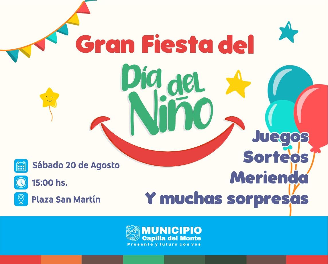 GRAN FIESTA POR EL DIA DEL NIO EN CAPILLA DEL MONTE