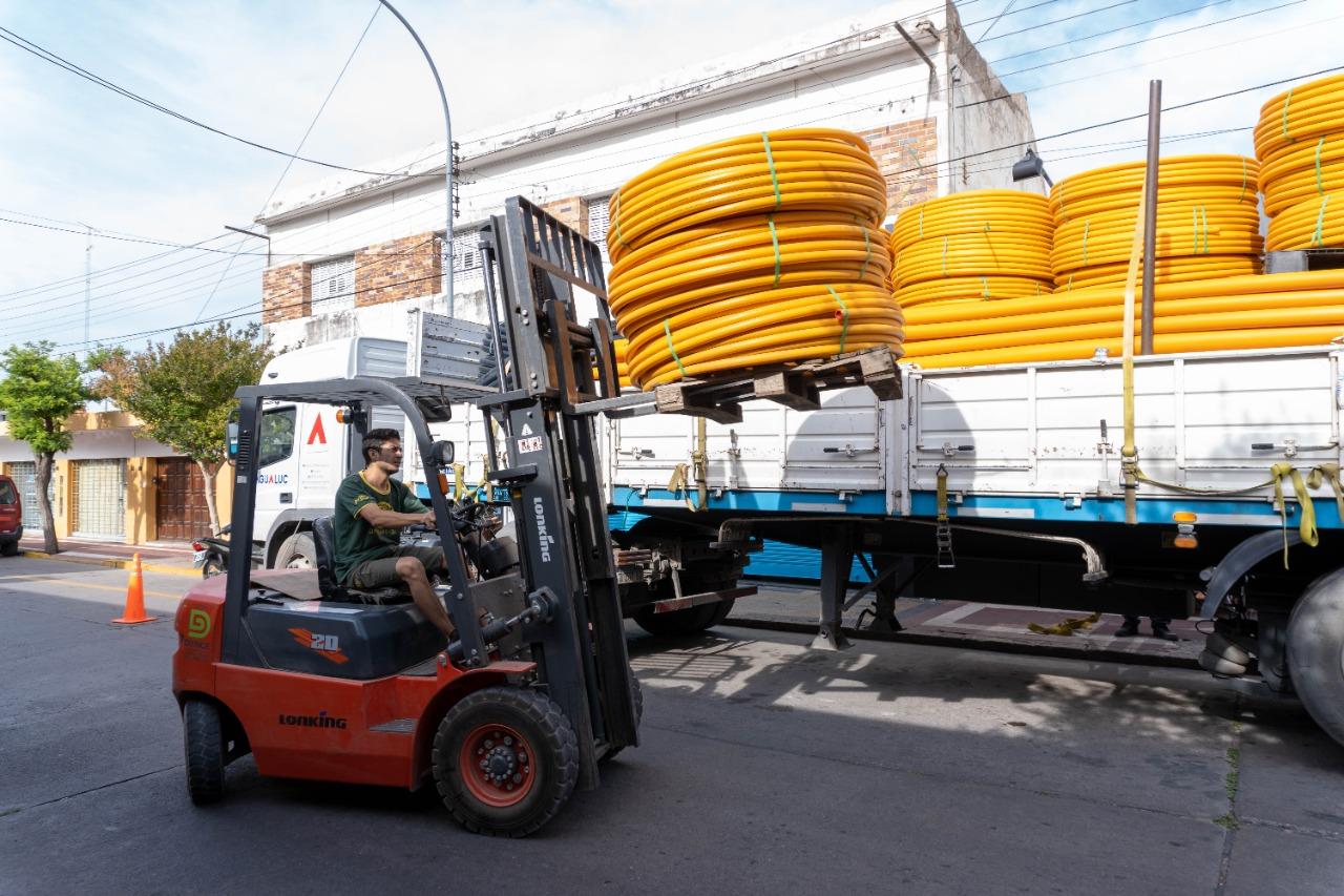 AVANZA LA OBRA DE GAS EN BARRIO SAN MARTIN