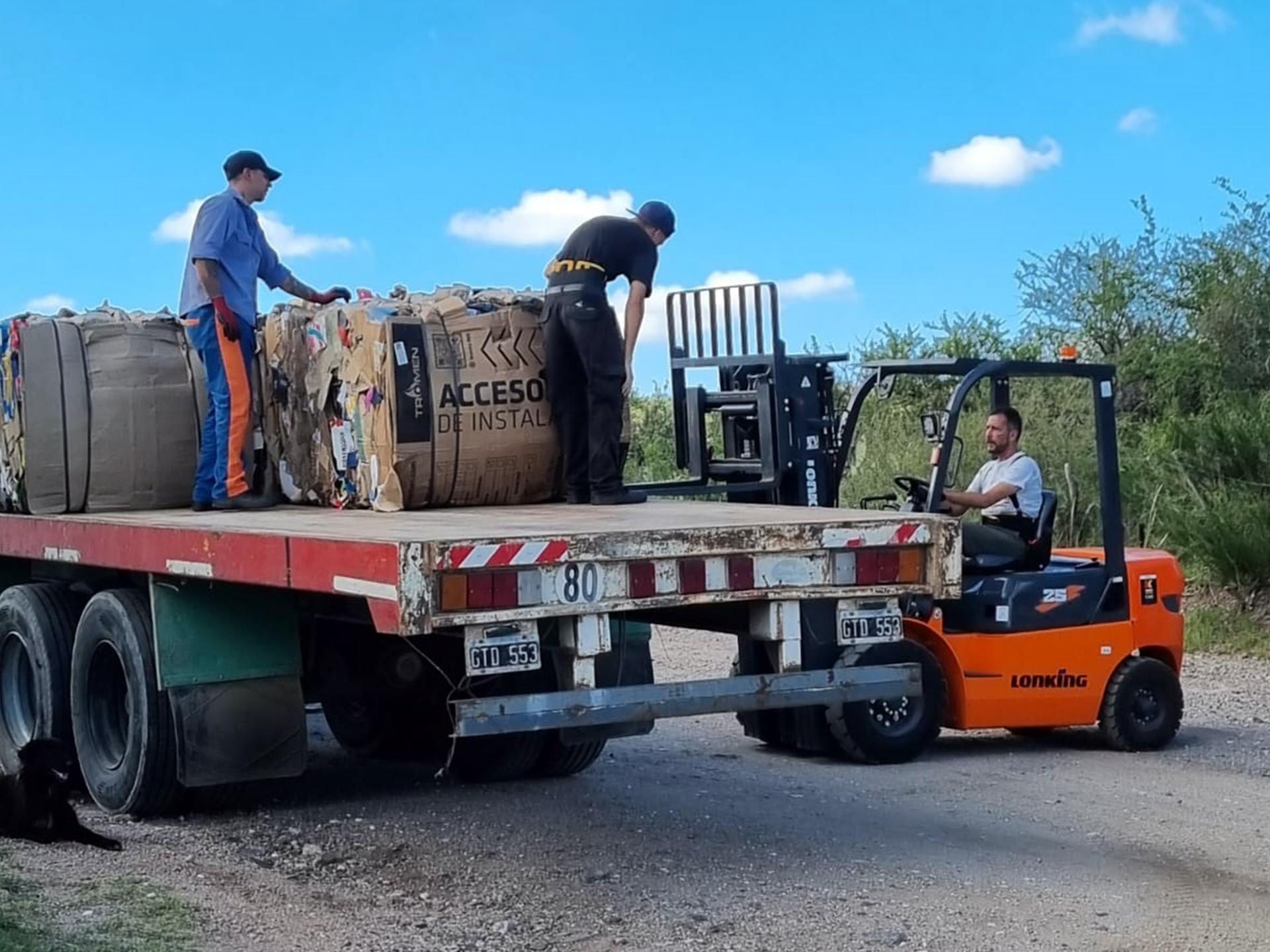 Se vendieron 14.000 kilos de cartn recuperado, producto de la recoleccin diferenciada